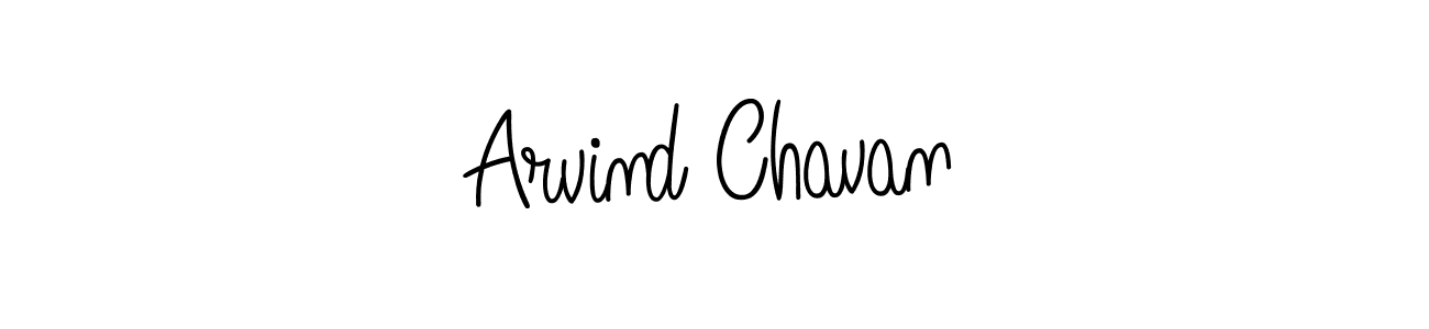 Create a beautiful signature design for name Arvind Chavan. With this signature (Angelique-Rose-font-FFP) fonts, you can make a handwritten signature for free. Arvind Chavan signature style 5 images and pictures png