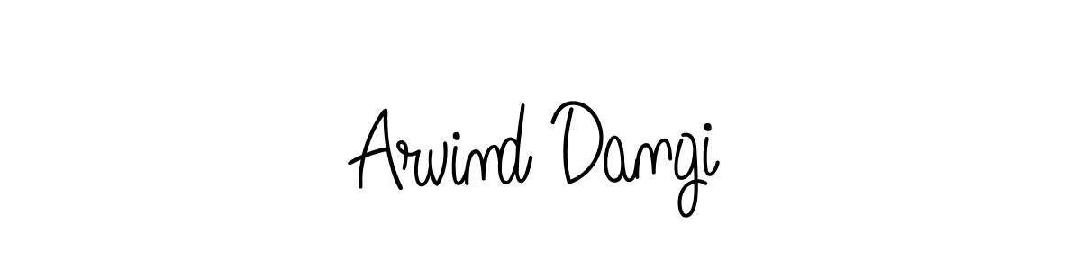 Angelique-Rose-font-FFP is a professional signature style that is perfect for those who want to add a touch of class to their signature. It is also a great choice for those who want to make their signature more unique. Get Arvind Dangi name to fancy signature for free. Arvind Dangi signature style 5 images and pictures png