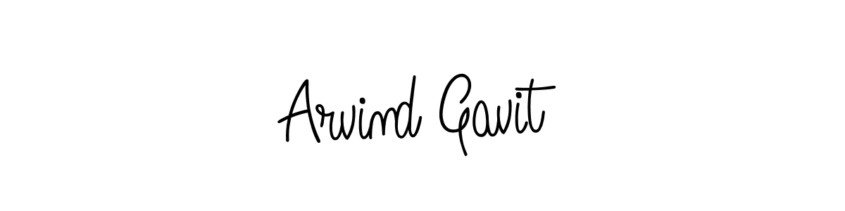 How to make Arvind Gavit signature? Angelique-Rose-font-FFP is a professional autograph style. Create handwritten signature for Arvind Gavit name. Arvind Gavit signature style 5 images and pictures png