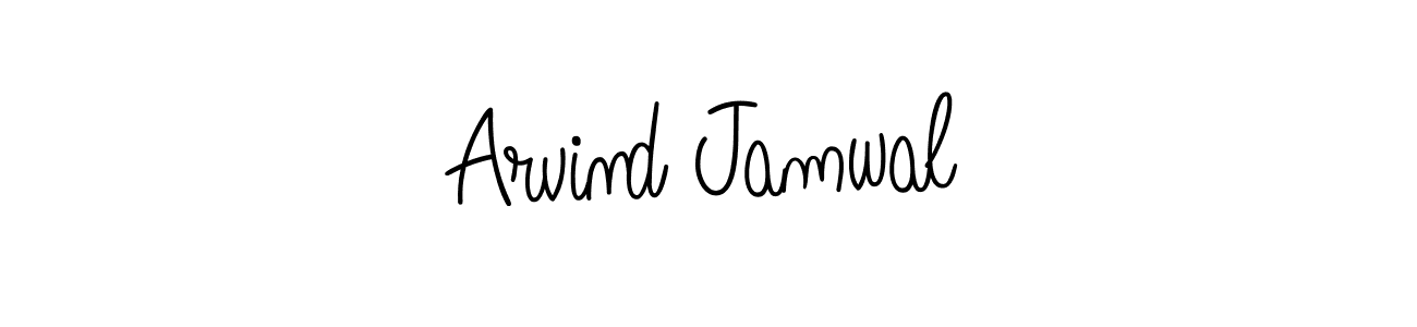 Design your own signature with our free online signature maker. With this signature software, you can create a handwritten (Angelique-Rose-font-FFP) signature for name Arvind Jamwal. Arvind Jamwal signature style 5 images and pictures png