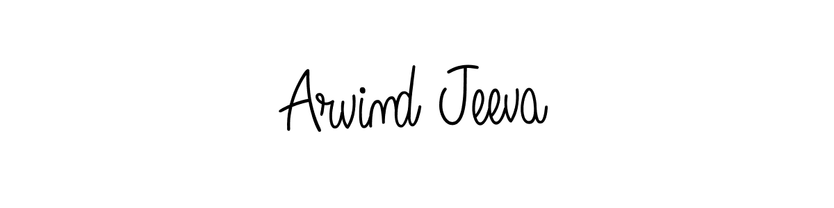 Design your own signature with our free online signature maker. With this signature software, you can create a handwritten (Angelique-Rose-font-FFP) signature for name Arvind Jeeva. Arvind Jeeva signature style 5 images and pictures png