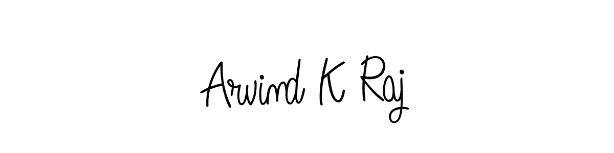 Make a beautiful signature design for name Arvind K Raj. Use this online signature maker to create a handwritten signature for free. Arvind K Raj signature style 5 images and pictures png