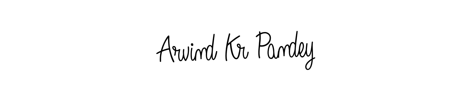 How to make Arvind Kr Pandey signature? Angelique-Rose-font-FFP is a professional autograph style. Create handwritten signature for Arvind Kr Pandey name. Arvind Kr Pandey signature style 5 images and pictures png