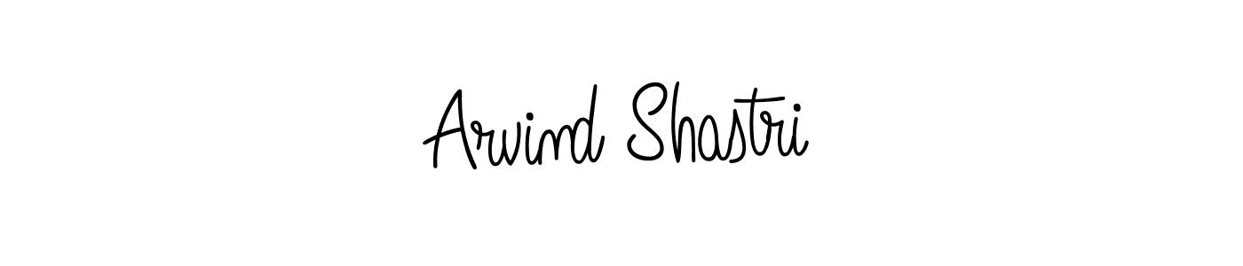 Design your own signature with our free online signature maker. With this signature software, you can create a handwritten (Angelique-Rose-font-FFP) signature for name Arvind Shastri. Arvind Shastri signature style 5 images and pictures png