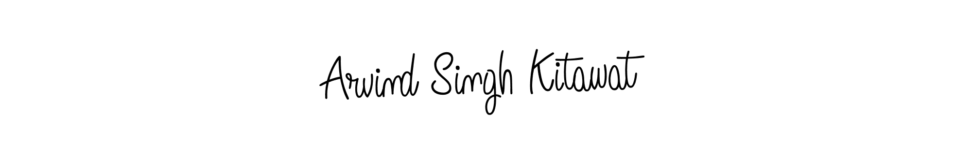 Arvind Singh Kitawat stylish signature style. Best Handwritten Sign (Angelique-Rose-font-FFP) for my name. Handwritten Signature Collection Ideas for my name Arvind Singh Kitawat. Arvind Singh Kitawat signature style 5 images and pictures png