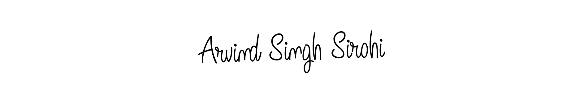 How to make Arvind Singh Sirohi name signature. Use Angelique-Rose-font-FFP style for creating short signs online. This is the latest handwritten sign. Arvind Singh Sirohi signature style 5 images and pictures png