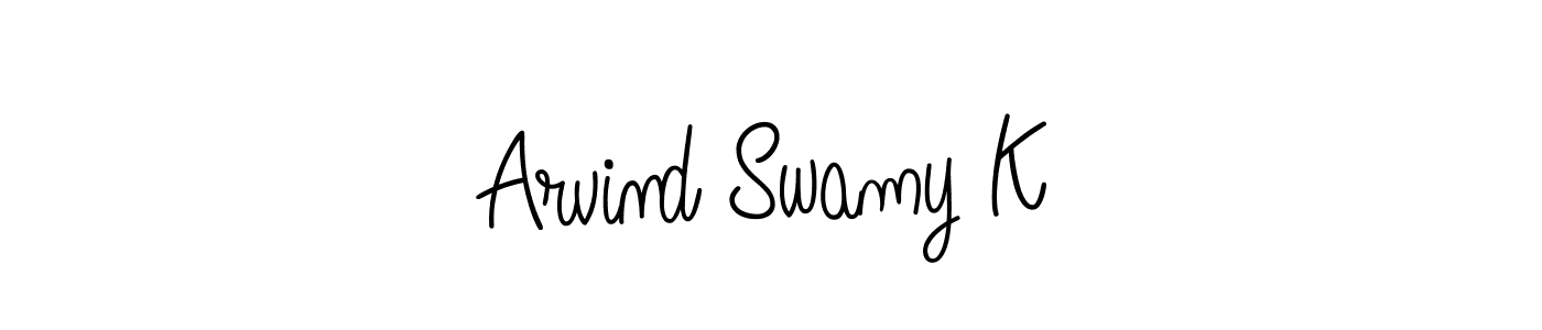 Once you've used our free online signature maker to create your best signature Angelique-Rose-font-FFP style, it's time to enjoy all of the benefits that Arvind Swamy K name signing documents. Arvind Swamy K signature style 5 images and pictures png