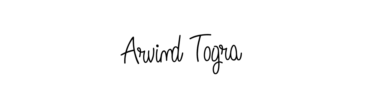 Also we have Arvind Togra name is the best signature style. Create professional handwritten signature collection using Angelique-Rose-font-FFP autograph style. Arvind Togra signature style 5 images and pictures png