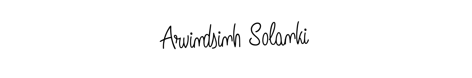 Make a beautiful signature design for name Arvindsinh Solanki. Use this online signature maker to create a handwritten signature for free. Arvindsinh Solanki signature style 5 images and pictures png