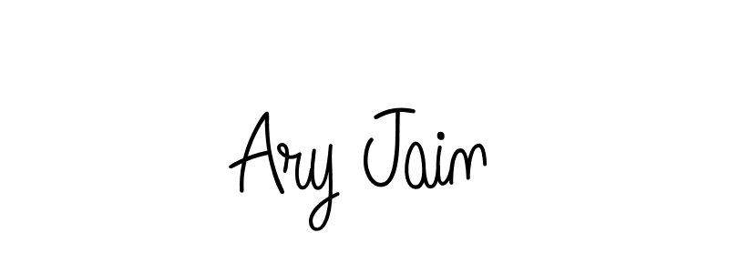 Ary Jain stylish signature style. Best Handwritten Sign (Angelique-Rose-font-FFP) for my name. Handwritten Signature Collection Ideas for my name Ary Jain. Ary Jain signature style 5 images and pictures png