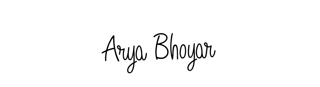 Also we have Arya Bhoyar name is the best signature style. Create professional handwritten signature collection using Angelique-Rose-font-FFP autograph style. Arya Bhoyar signature style 5 images and pictures png