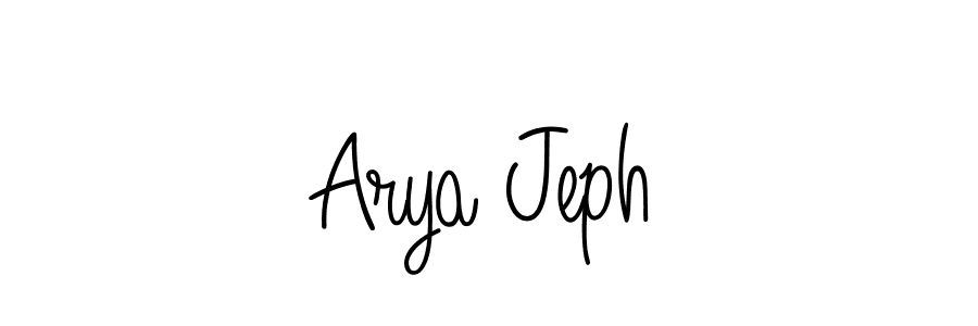It looks lik you need a new signature style for name Arya Jeph. Design unique handwritten (Angelique-Rose-font-FFP) signature with our free signature maker in just a few clicks. Arya Jeph signature style 5 images and pictures png