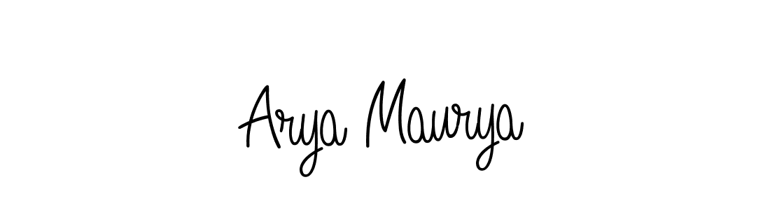 Angelique-Rose-font-FFP is a professional signature style that is perfect for those who want to add a touch of class to their signature. It is also a great choice for those who want to make their signature more unique. Get Arya Maurya name to fancy signature for free. Arya Maurya signature style 5 images and pictures png