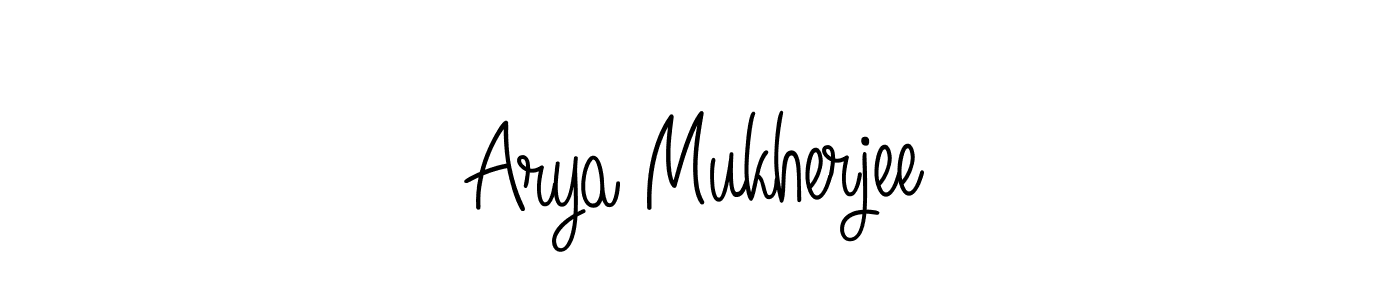Once you've used our free online signature maker to create your best signature Angelique-Rose-font-FFP style, it's time to enjoy all of the benefits that Arya Mukherjee name signing documents. Arya Mukherjee signature style 5 images and pictures png