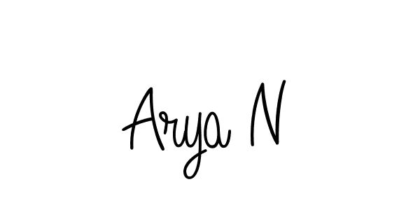 Angelique-Rose-font-FFP is a professional signature style that is perfect for those who want to add a touch of class to their signature. It is also a great choice for those who want to make their signature more unique. Get Arya N name to fancy signature for free. Arya N signature style 5 images and pictures png