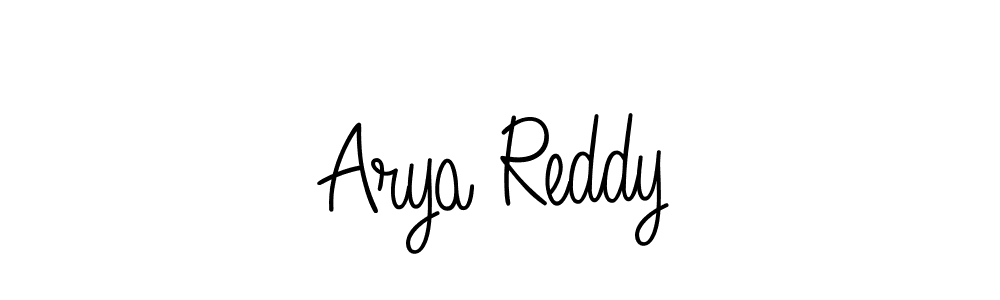 Design your own signature with our free online signature maker. With this signature software, you can create a handwritten (Angelique-Rose-font-FFP) signature for name Arya Reddy. Arya Reddy signature style 5 images and pictures png