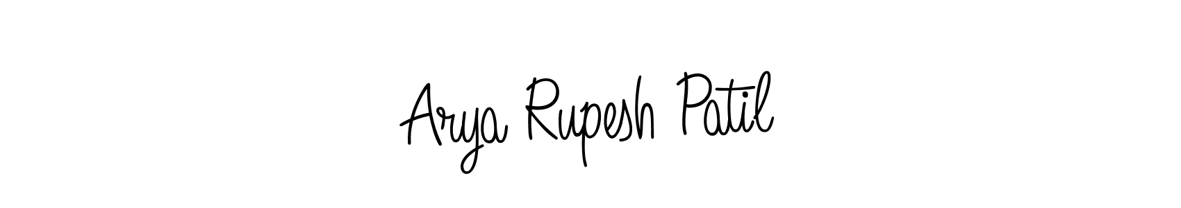 Also we have Arya Rupesh Patil name is the best signature style. Create professional handwritten signature collection using Angelique-Rose-font-FFP autograph style. Arya Rupesh Patil signature style 5 images and pictures png