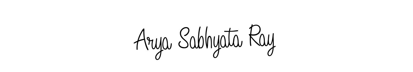 How to make Arya Sabhyata Ray signature? Angelique-Rose-font-FFP is a professional autograph style. Create handwritten signature for Arya Sabhyata Ray name. Arya Sabhyata Ray signature style 5 images and pictures png