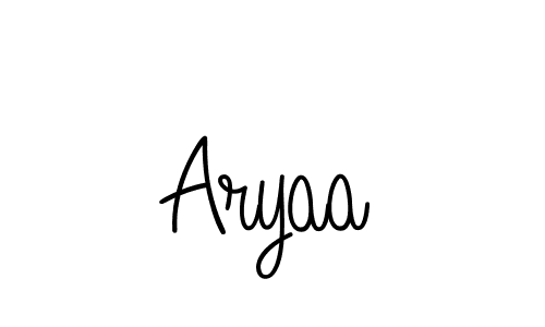 Make a beautiful signature design for name Aryaa. Use this online signature maker to create a handwritten signature for free. Aryaa signature style 5 images and pictures png