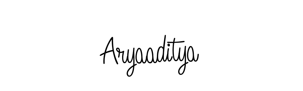 You should practise on your own different ways (Angelique-Rose-font-FFP) to write your name (Aryaaditya) in signature. don't let someone else do it for you. Aryaaditya signature style 5 images and pictures png