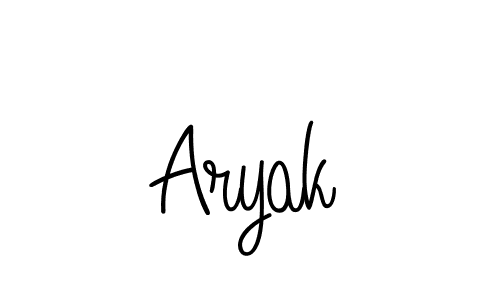 Here are the top 10 professional signature styles for the name Aryak. These are the best autograph styles you can use for your name. Aryak signature style 5 images and pictures png