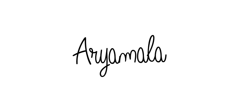 Create a beautiful signature design for name Aryamala. With this signature (Angelique-Rose-font-FFP) fonts, you can make a handwritten signature for free. Aryamala signature style 5 images and pictures png