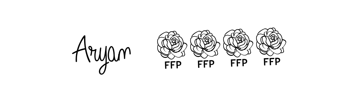 You should practise on your own different ways (Angelique-Rose-font-FFP) to write your name (Aryan   0702) in signature. don't let someone else do it for you. Aryan   0702 signature style 5 images and pictures png