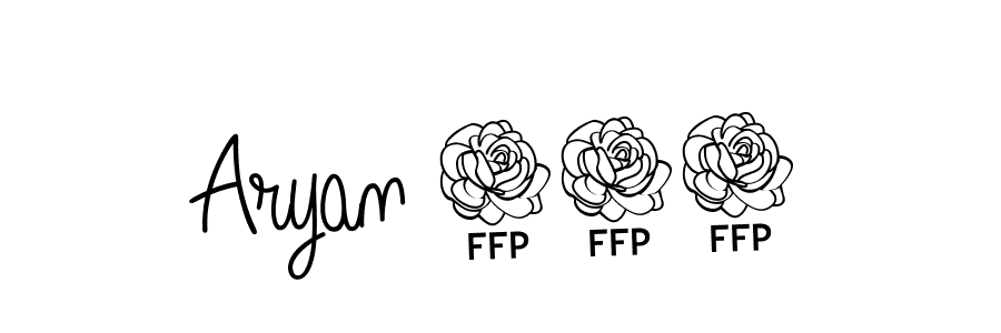 Aryan 300 stylish signature style. Best Handwritten Sign (Angelique-Rose-font-FFP) for my name. Handwritten Signature Collection Ideas for my name Aryan 300. Aryan 300 signature style 5 images and pictures png