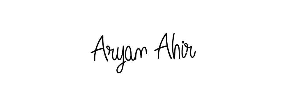 How to make Aryan Ahir signature? Angelique-Rose-font-FFP is a professional autograph style. Create handwritten signature for Aryan Ahir name. Aryan Ahir signature style 5 images and pictures png