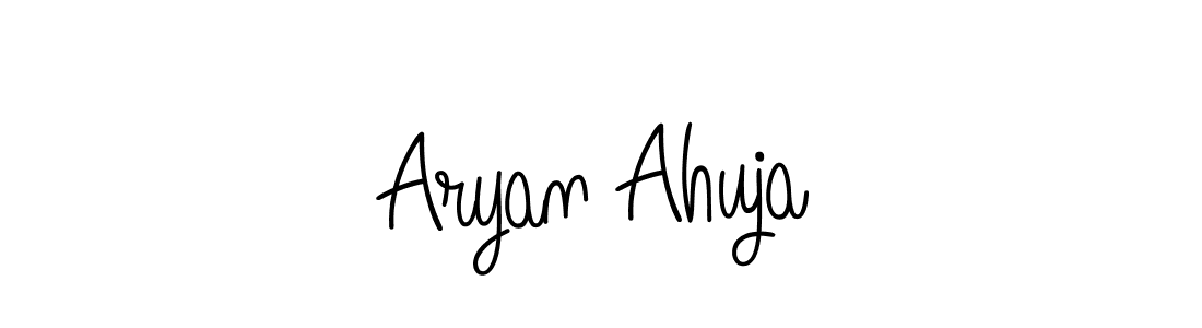 Design your own signature with our free online signature maker. With this signature software, you can create a handwritten (Angelique-Rose-font-FFP) signature for name Aryan Ahuja. Aryan Ahuja signature style 5 images and pictures png