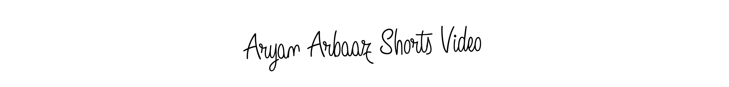Design your own signature with our free online signature maker. With this signature software, you can create a handwritten (Angelique-Rose-font-FFP) signature for name Aryan Arbaaz Shorts Video. Aryan Arbaaz Shorts Video signature style 5 images and pictures png