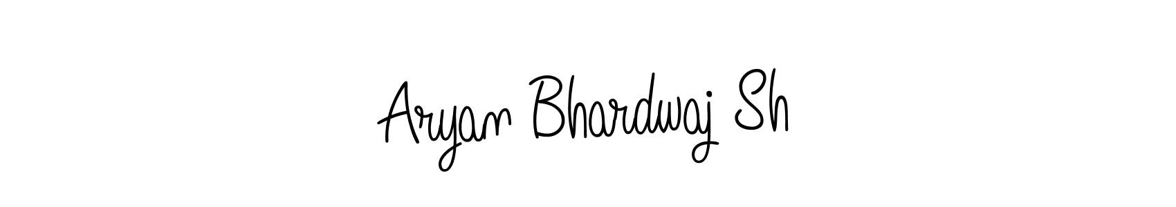 How to make Aryan Bhardwaj Sh name signature. Use Angelique-Rose-font-FFP style for creating short signs online. This is the latest handwritten sign. Aryan Bhardwaj Sh signature style 5 images and pictures png