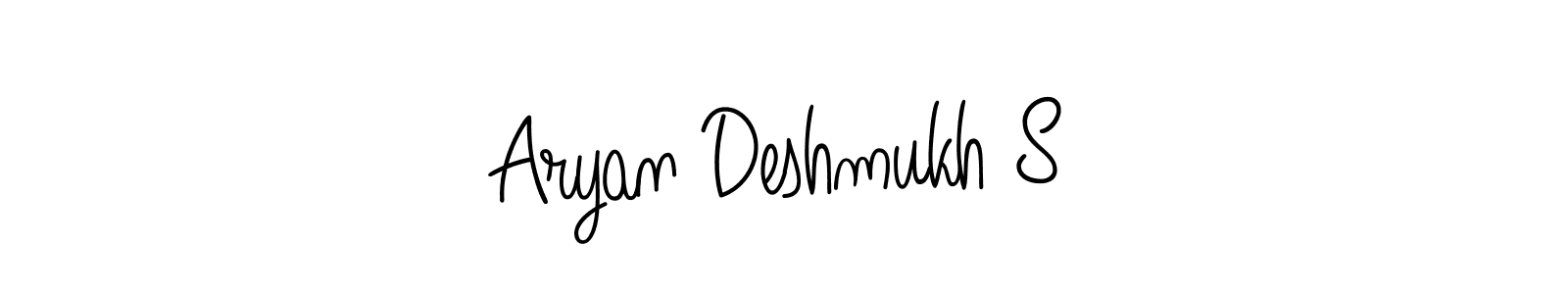 Design your own signature with our free online signature maker. With this signature software, you can create a handwritten (Angelique-Rose-font-FFP) signature for name Aryan Deshmukh S. Aryan Deshmukh S signature style 5 images and pictures png