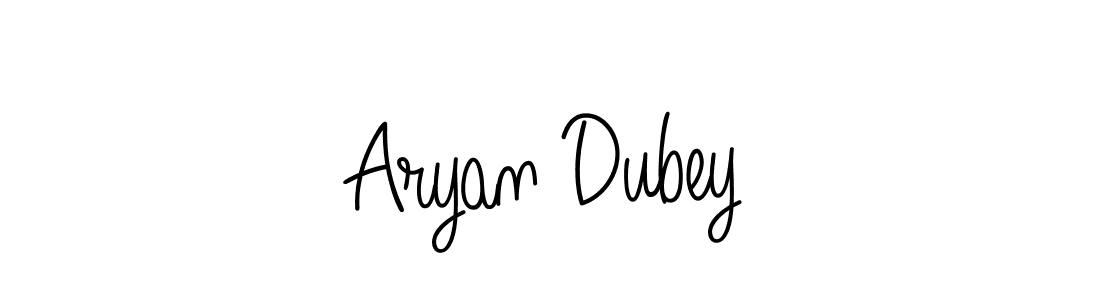 Make a beautiful signature design for name Aryan Dubey. With this signature (Angelique-Rose-font-FFP) style, you can create a handwritten signature for free. Aryan Dubey signature style 5 images and pictures png