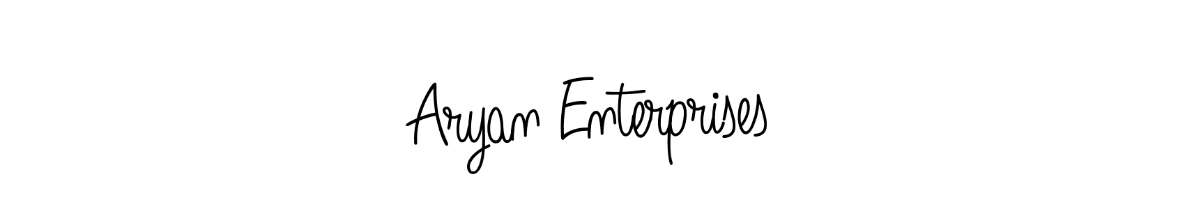 Angelique-Rose-font-FFP is a professional signature style that is perfect for those who want to add a touch of class to their signature. It is also a great choice for those who want to make their signature more unique. Get Aryan Enterprises name to fancy signature for free. Aryan Enterprises signature style 5 images and pictures png