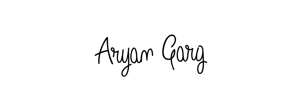 You should practise on your own different ways (Angelique-Rose-font-FFP) to write your name (Aryan Garg) in signature. don't let someone else do it for you. Aryan Garg signature style 5 images and pictures png