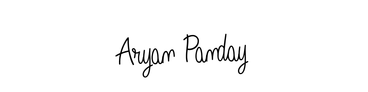 Design your own signature with our free online signature maker. With this signature software, you can create a handwritten (Angelique-Rose-font-FFP) signature for name Aryan Panday. Aryan Panday signature style 5 images and pictures png