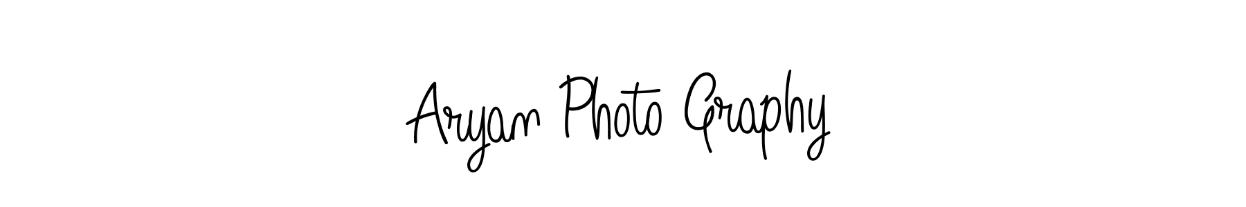if you are searching for the best signature style for your name Aryan Photo Graphy. so please give up your signature search. here we have designed multiple signature styles  using Angelique-Rose-font-FFP. Aryan Photo Graphy signature style 5 images and pictures png