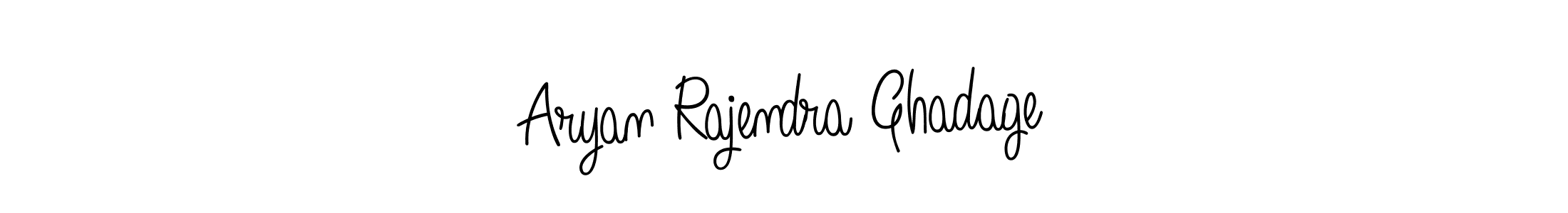 The best way (Angelique-Rose-font-FFP) to make a short signature is to pick only two or three words in your name. The name Aryan Rajendra Ghadage include a total of six letters. For converting this name. Aryan Rajendra Ghadage signature style 5 images and pictures png