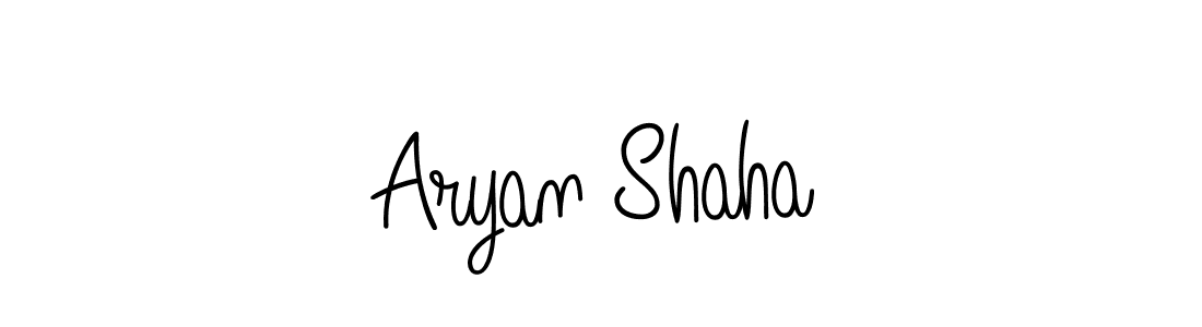 Design your own signature with our free online signature maker. With this signature software, you can create a handwritten (Angelique-Rose-font-FFP) signature for name Aryan Shaha. Aryan Shaha signature style 5 images and pictures png