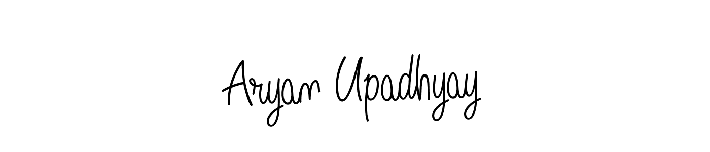 Create a beautiful signature design for name Aryan Upadhyay. With this signature (Angelique-Rose-font-FFP) fonts, you can make a handwritten signature for free. Aryan Upadhyay signature style 5 images and pictures png