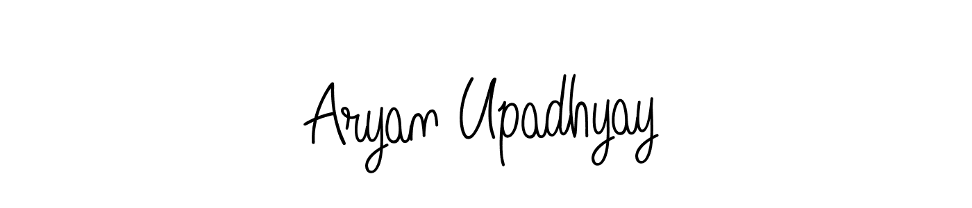 Similarly Angelique-Rose-font-FFP is the best handwritten signature design. Signature creator online .You can use it as an online autograph creator for name Aryan Upadhyay. Aryan Upadhyay signature style 5 images and pictures png