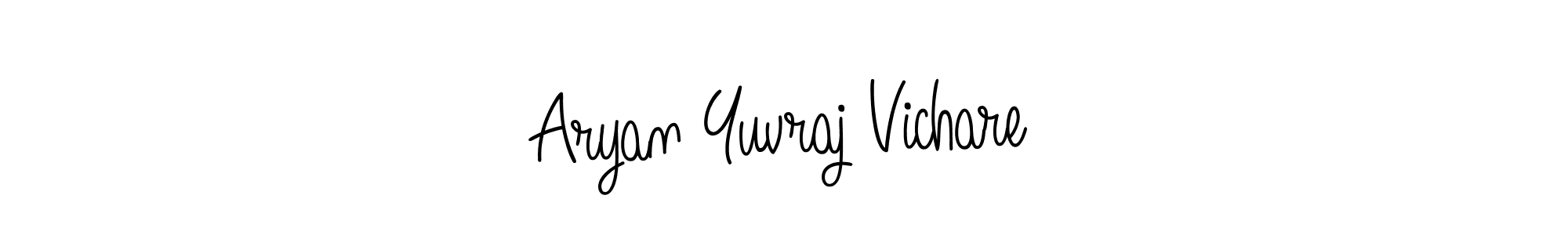 Make a beautiful signature design for name Aryan Yuvraj Vichare. With this signature (Angelique-Rose-font-FFP) style, you can create a handwritten signature for free. Aryan Yuvraj Vichare signature style 5 images and pictures png