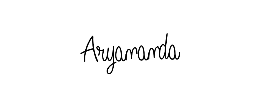 Create a beautiful signature design for name Aryananda. With this signature (Angelique-Rose-font-FFP) fonts, you can make a handwritten signature for free. Aryananda signature style 5 images and pictures png