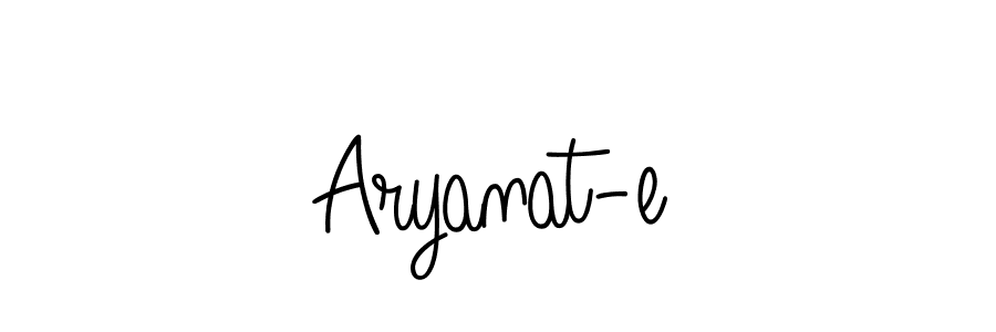 Use a signature maker to create a handwritten signature online. With this signature software, you can design (Angelique-Rose-font-FFP) your own signature for name Aryanat-e. Aryanat-e signature style 5 images and pictures png