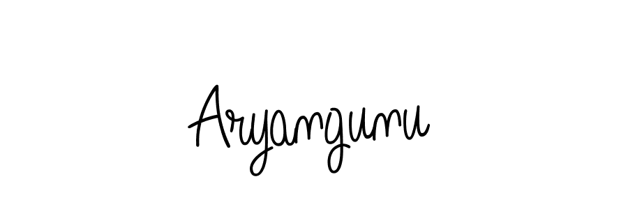 How to make Aryangunu signature? Angelique-Rose-font-FFP is a professional autograph style. Create handwritten signature for Aryangunu name. Aryangunu signature style 5 images and pictures png