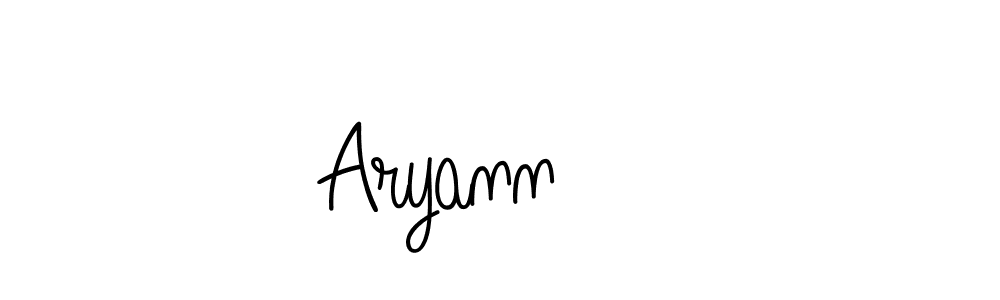 How to make Aryann     name signature. Use Angelique-Rose-font-FFP style for creating short signs online. This is the latest handwritten sign. Aryann     signature style 5 images and pictures png