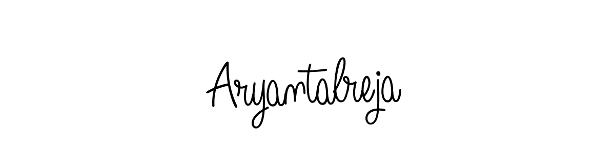 How to make Aryantalreja signature? Angelique-Rose-font-FFP is a professional autograph style. Create handwritten signature for Aryantalreja name. Aryantalreja signature style 5 images and pictures png