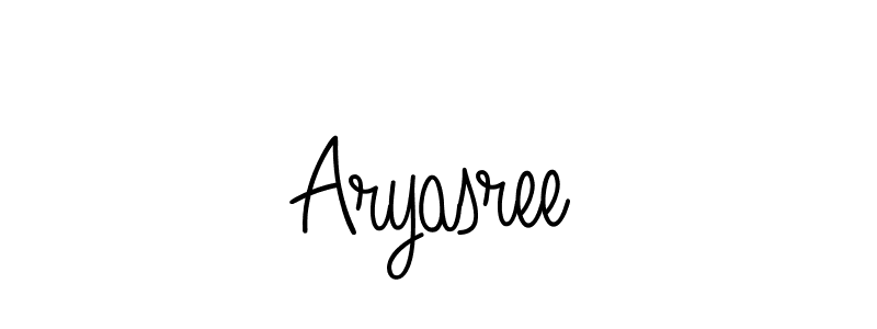 How to make Aryasree signature? Angelique-Rose-font-FFP is a professional autograph style. Create handwritten signature for Aryasree name. Aryasree signature style 5 images and pictures png