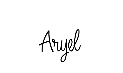 Once you've used our free online signature maker to create your best signature Angelique-Rose-font-FFP style, it's time to enjoy all of the benefits that Aryel name signing documents. Aryel signature style 5 images and pictures png